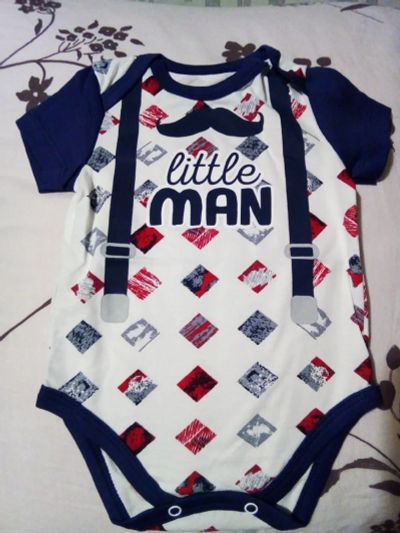 Лот: 15298414. Фото: 1. Боди детское "little man" . Рост... Ползунки, распашонки, слипы