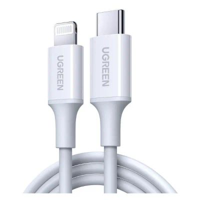 Лот: 24495290. Фото: 1. Кабель uGreen USB-C/Lightning... Дата-кабели, переходники