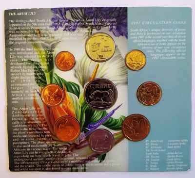 Лот: 20547380. Фото: 1. ЮАР официальный банковский набор... Наборы монет
