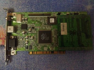 Лот: 15583428. Фото: 1. ATI 3D RAGE II+DVD. Видеокарты