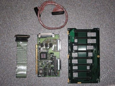 Лот: 547735. Фото: 1. SCSI RAID-контроллер + Панель... Платы расширения, контроллеры, доп. порты