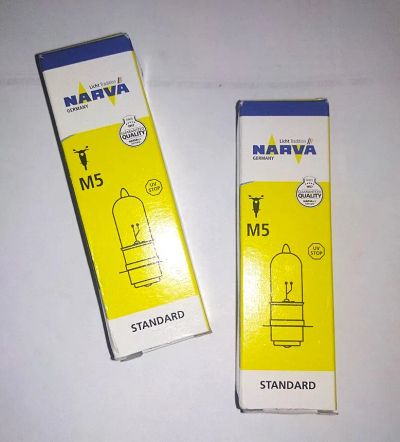 Лот: 25299724. Фото: 1. NARVA Лампа Мотоциклетная M5... Оптика и освещение
