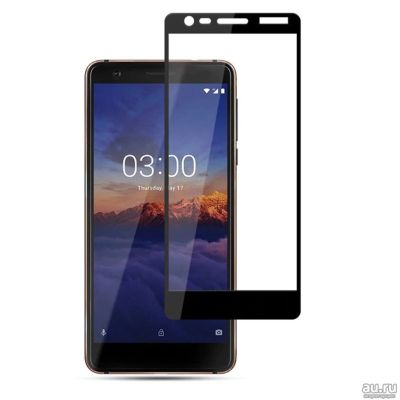 Лот: 12833404. Фото: 1. Защитное стекло Nokia 3.1 3D Полное... Дисплеи, дисплейные модули, тачскрины