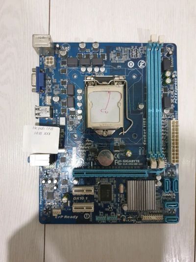 Лот: 20303259. Фото: 1. Материнская плата Gigabyte GA-H61M-S1... Материнские платы