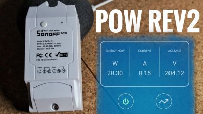 Лот: 11680230. Фото: 1. Wi-Fi реле Sonoff POW R2. Автоматы, пакетники, предохранители