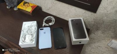 Лот: 17043311. Фото: 1. IPhone 7 black 128gb. Смартфоны