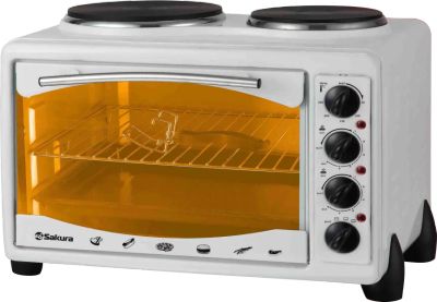 Лот: 14371573. Фото: 1. Духовка электрическая Sakura SA-7007W... Микроволновки, мини-печи