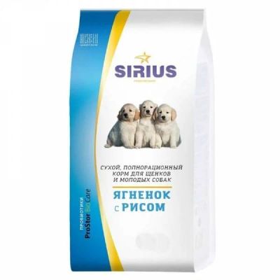 Лот: 13948353. Фото: 1. Sirius (Сириус) Ягненок/Рис 20кг... Корма