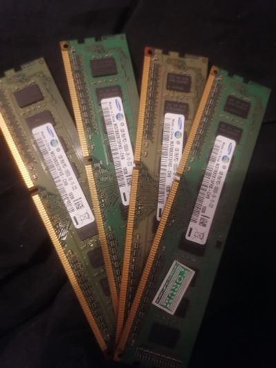 Лот: 18417726. Фото: 1. Оперативная память ddr3 1gb x4. Оперативная память