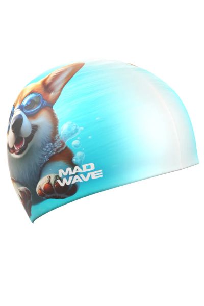 Лот: 25072224. Фото: 1. Силиконовая шапочка Mad Wave Corgi... Плавание