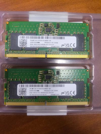 Лот: 25407798. Фото: 1. Оперативная память Micron sodimm... Оперативная память