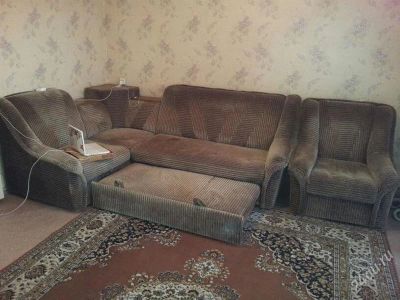 Лот: 2913728. Фото: 1. Диван+ кресло (угол меняется... Кресла, пуфы