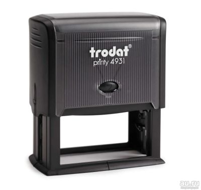 Лот: 14020391. Фото: 1. Trodat 4931 (70х30 мм) цвет черный... Печати, штампы, оснастки