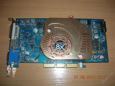 Лот: 1219608. Фото: 1. Видеокарта GeForce 5900XT Gigabyte... Видеокарты