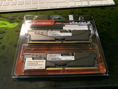 Лот: 19447918. Фото: 1. 32GB (2x16GB) DDR4 3200 Team новая... Оперативная память
