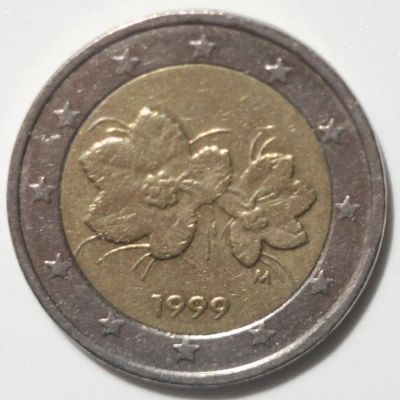 Лот: 3614711. Фото: 1. 2 евро 1999 год. Финляндия. Европа