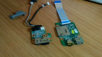 Лот: 11959097. Фото: 1. Плата USB аудио картридер + плата... Платы расширения, контроллеры, доп. порты