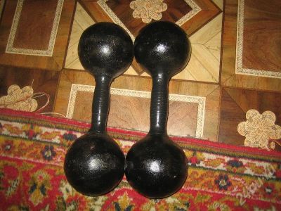 Лот: 173576. Фото: 1. Гантели 10 кг. Штанги, блины