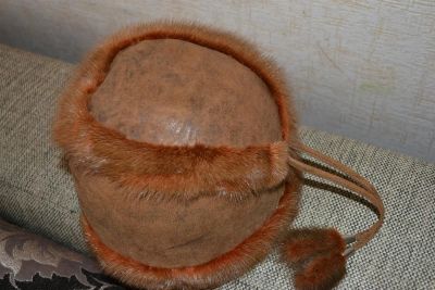 Лот: 3249771. Фото: 1. Зимняя шапочка с норкой. Головные уборы