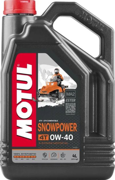 Лот: 20352613. Фото: 1. MOTUL SnowPower 4T 0w40 100% Synt... Масла, жидкости