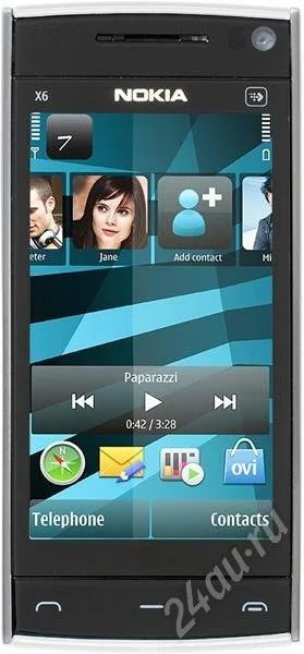 Лот: 644179. Фото: 1. Nokia X6 White 16Гб. Смартфоны