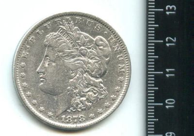 Лот: 16919151. Фото: 1. (№7087) США 1 доллар 1878 год... Америка