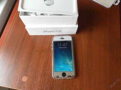 Лот: 5864755. Фото: 1. iphone 5s 16GB. полный комплект... Смартфоны