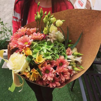 Лот: 8241180. Фото: 1. Сборный букет. Цветы на Щорса... Свежие цветы