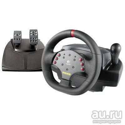 Лот: 17997256. Фото: 1. Руль logitech momo racin. Рули, джойстики