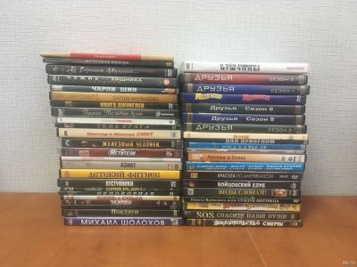 Лот: 18208518. Фото: 1. ДВД Диски DVD с Фильмами 44 штуки... Видеозаписи, фильмы