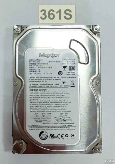 Лот: 18002477. Фото: 1. Жесткий диск SATA Seagate STM3250318AS... Жёсткие диски (HDD)