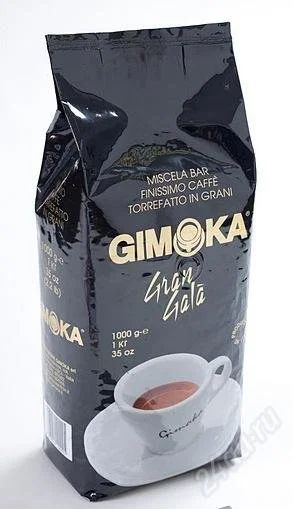 Лот: 2210806. Фото: 1. Итальянский кофе в зернах Gimoka... Чай, кофе, какао