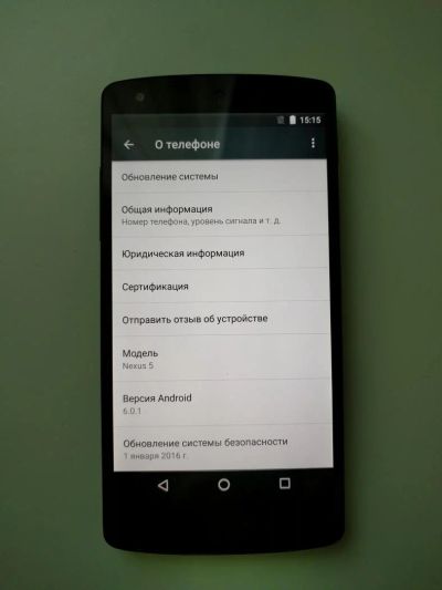 Лот: 6826722. Фото: 1. LG Nexus 5 black 32GB. Смартфоны