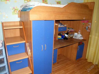 Лот: 2147646. Фото: 1. Детская стенка. Детские кровати и кроватки
