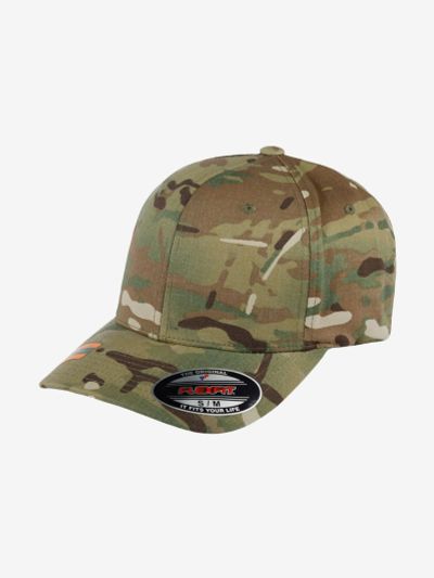 Лот: 22839193. Фото: 1. Бейсболка FLEXFIT 6277MC (оливковый... Другое (спортивная одежда)
