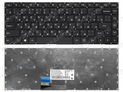 Лот: 21599584. Фото: 1. Клавиатура Lenovo Yoga 3-14 черная... Клавиатуры для ноутбуков
