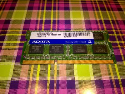 Лот: 6908416. Фото: 1. ADATA SO-DIMM DDR3 4Gb 1333Mhz... Оперативная память