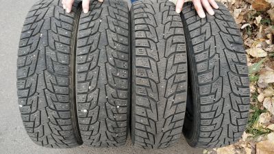 Лот: 14821990. Фото: 1. Hankook шипы резина r 14. Колпаки