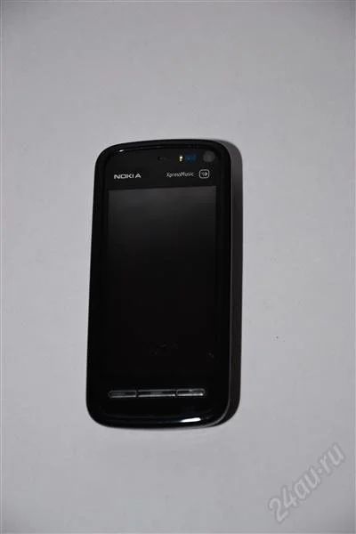 Лот: 866484. Фото: 1. Nokia 5800 черный. Смартфоны
