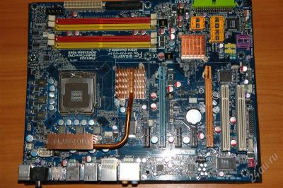 Лот: 1681010. Фото: 1. Материнская плата GigaByte GA-P35-DS3P... Материнские платы