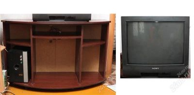 Лот: 1280937. Фото: 1. Тумба+TV. Телевизоры