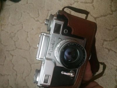 Лот: 4450915. Фото: 1. Фотоаппарат Киев 4 с объективом... Плёночные дальномерные, шкальные