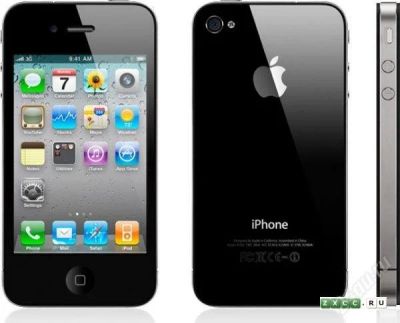 Лот: 1070232. Фото: 1. Apple Iphone 4G 16Gb новый (black... Смартфоны