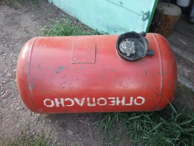 Лот: 10185980. Фото: 1. Газовый балон АГ-130 с редуктором. Ёмкости для топлива, канистры
