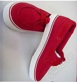 Лот: 1111917. Фото: 1. кеды "vans",красные,р.41-42. Кеды, кроссовки, слипоны