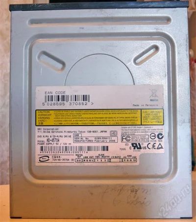 Лот: 1628062. Фото: 1. dvd-rw не исправный. Приводы CD, DVD, BR, FDD
