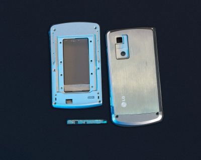 Лот: 19823598. Фото: 1. Корпус LG KU970 Shine сталь (AAA... Другое (запчасти, оборудование)