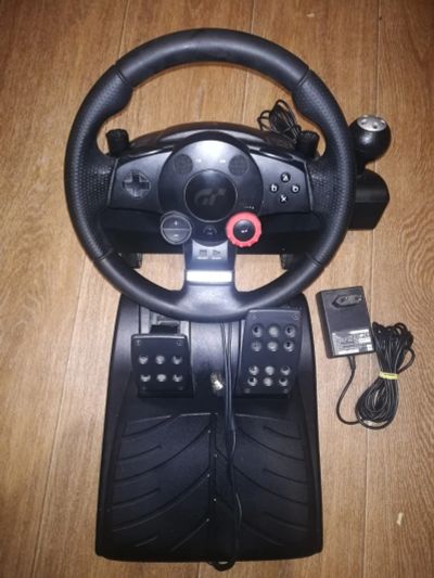 Лот: 18394397. Фото: 1. Руль с обратной связью Logitech... Рули, джойстики