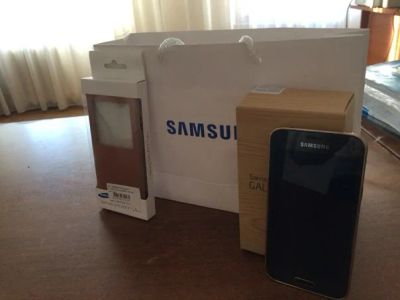 Лот: 7466966. Фото: 1. Samsung Galaxy S5 mini GOLD. Смартфоны