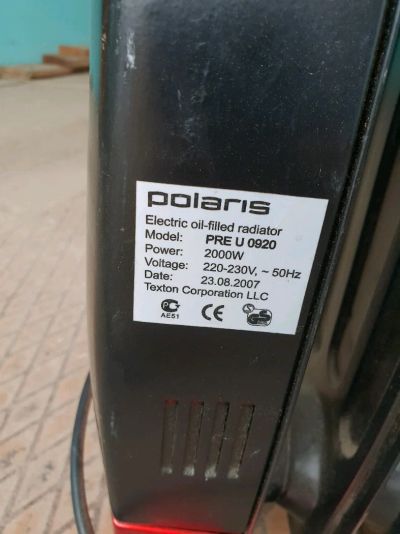 Лот: 12514657. Фото: 1. Обогреватель Polaris. Обогреватели бытовые